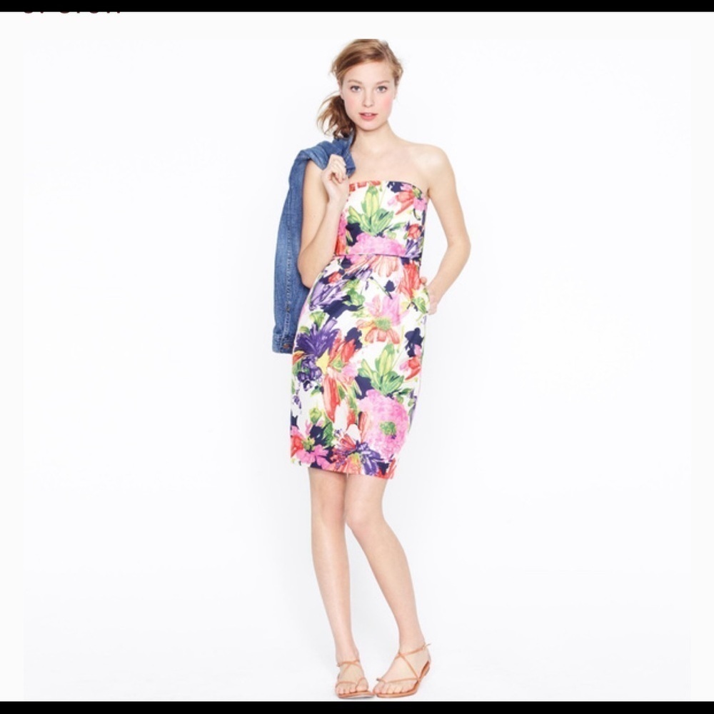 J. CREW Ella Garden Floral Dress #85749 - Size 10